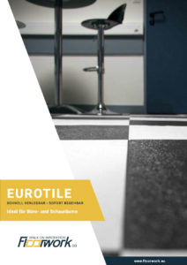 Hier ist die Broschüre Eurotile zu sehen